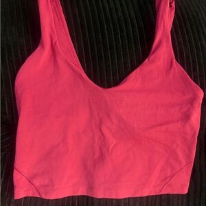 Lulu lemon Berry Red Magenta Align Tank Crop